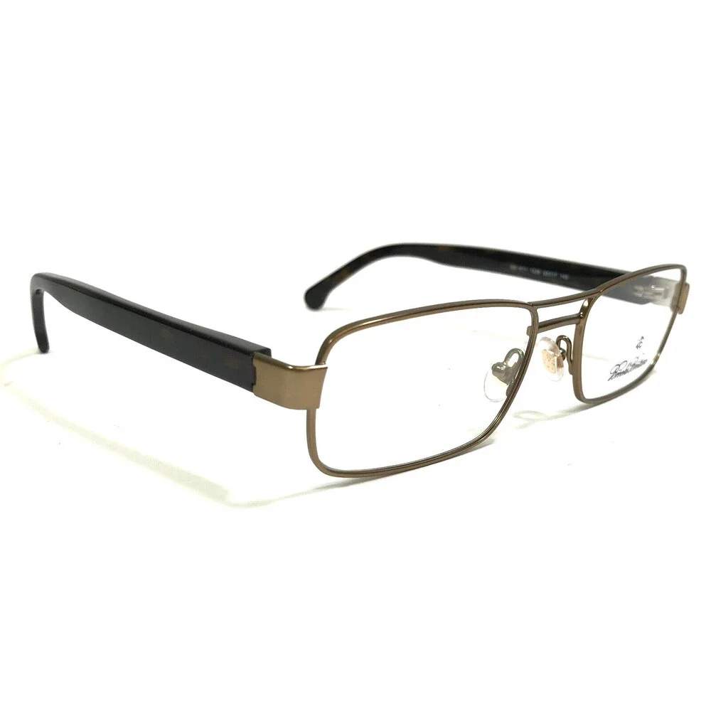 Brooks Brothers Eyeglasses Frames BB1011 1526 Brown Tortoise Dark Gold 53-17-145